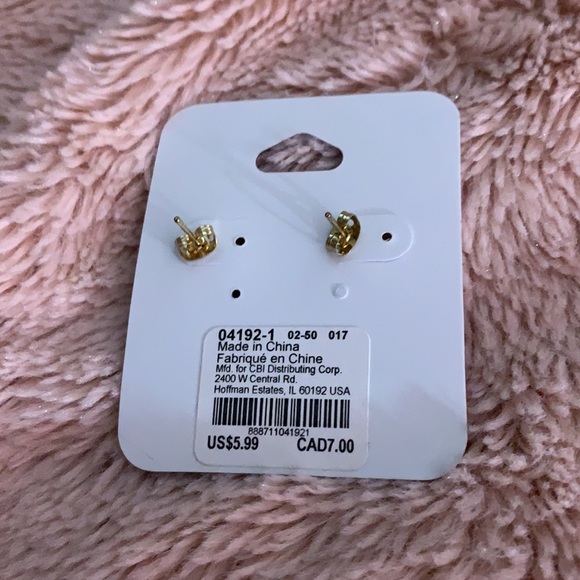 Claire’s Blue and Gold Earrings - Picture 2 of 2